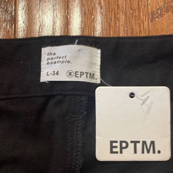 EPTM NWT the perfect example black neon lace up jeans 34 - Picture 5 of 9